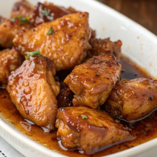 Tangy Sweet Baked Chicken (Vinegar Based) 1