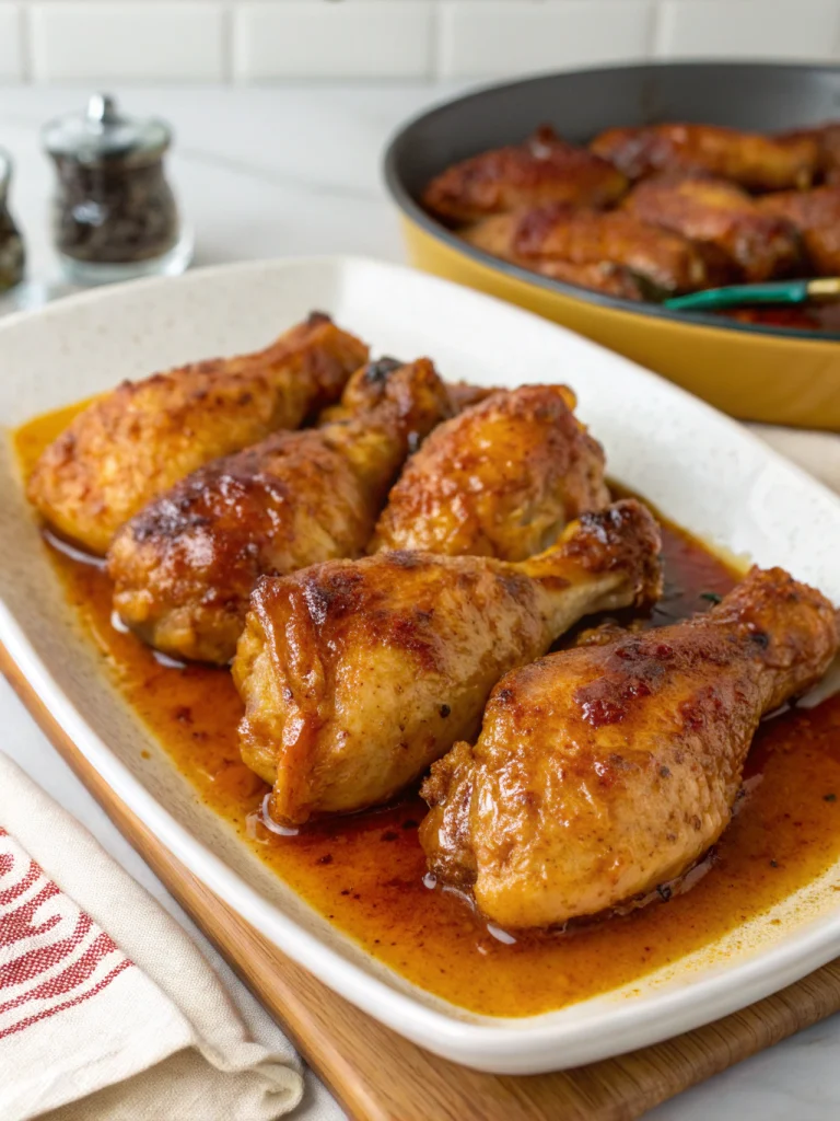 Tangy Sweet Baked Chicken (Vinegar Based)