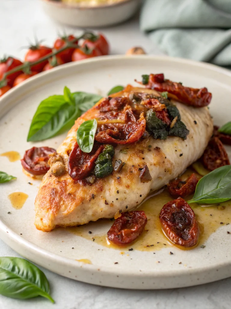 Tuscan Baked Chicken Breast (Sun-Dried Tomato)
