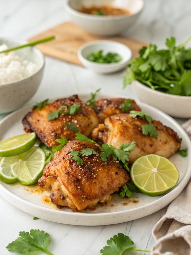 Vietnamese Baked Chicken Thighs