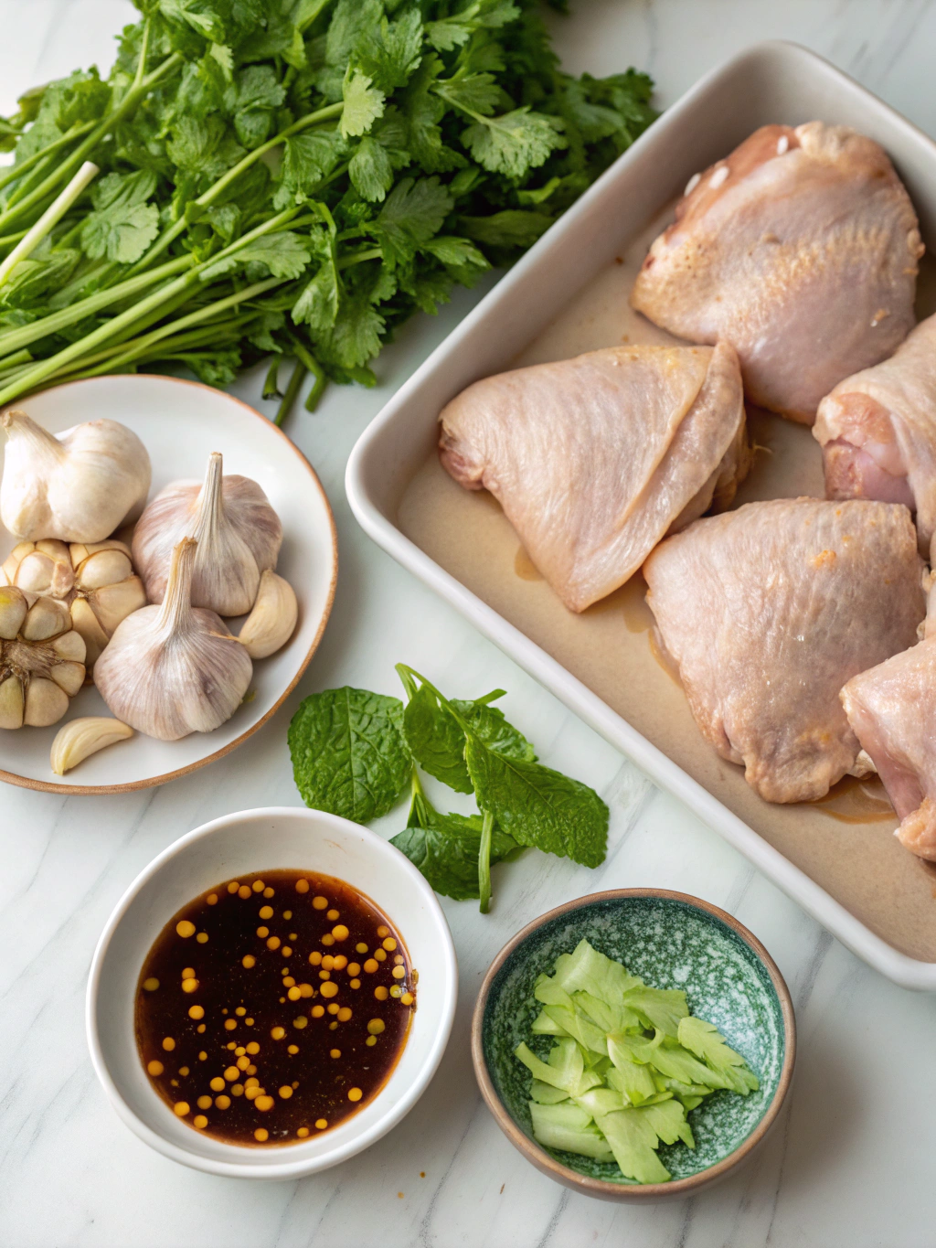 Vietnamese Baked Chicken Thighs ingredients