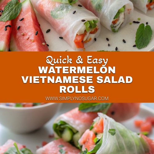 Watermelon Vietnamese Salad Rolls pinterest