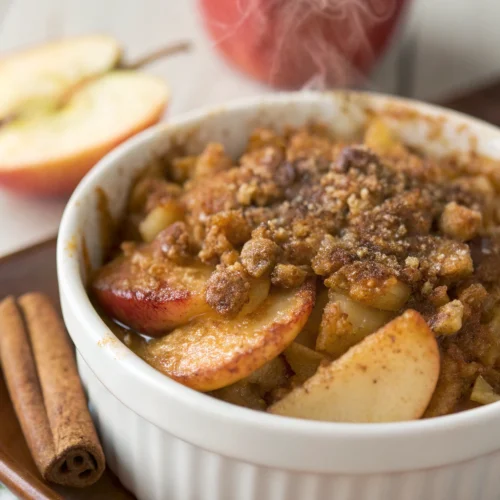 5-Minute Microwave Apple Crisp 1