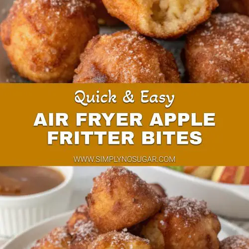 Air Fryer Apple Fritter Bites pinterest