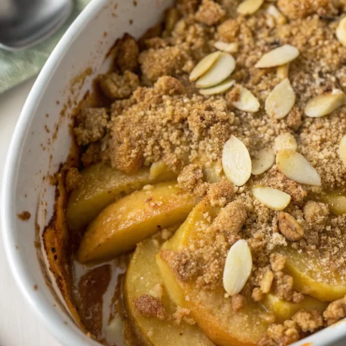 Almond Flour Apple Crisp (Oat-Free) 1