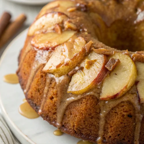 Apple Bundt Cake with Cider Glaze 1