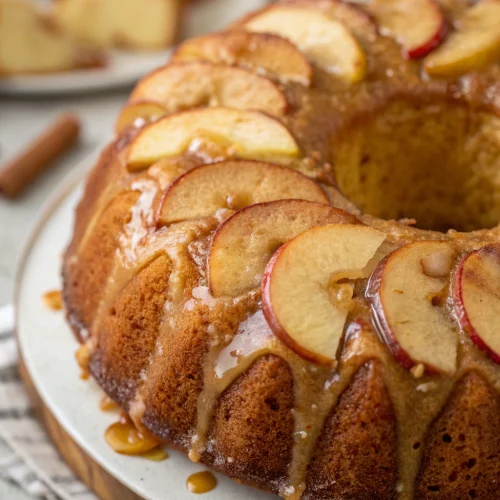 Apple Bundt Cake with Cider Glaze 1