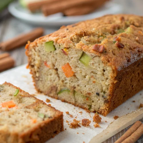Apple Carrot Zucchini Bread 1