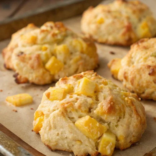 Apple-Cheddar Drop Biscuits 1