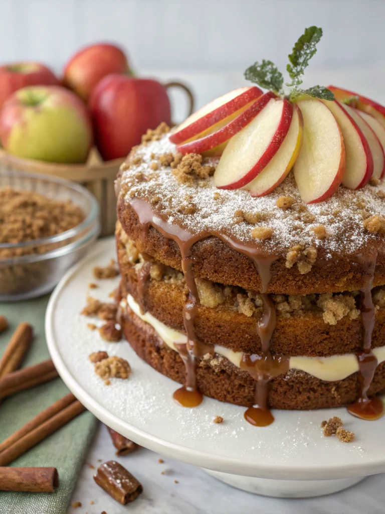 Apple Cider Donut Cake