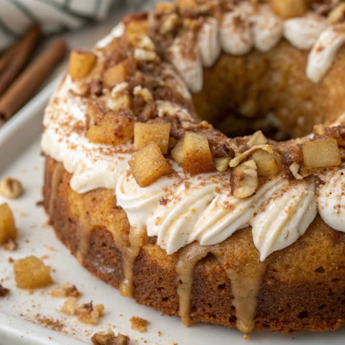 Apple Cider Doughnut Cake 1