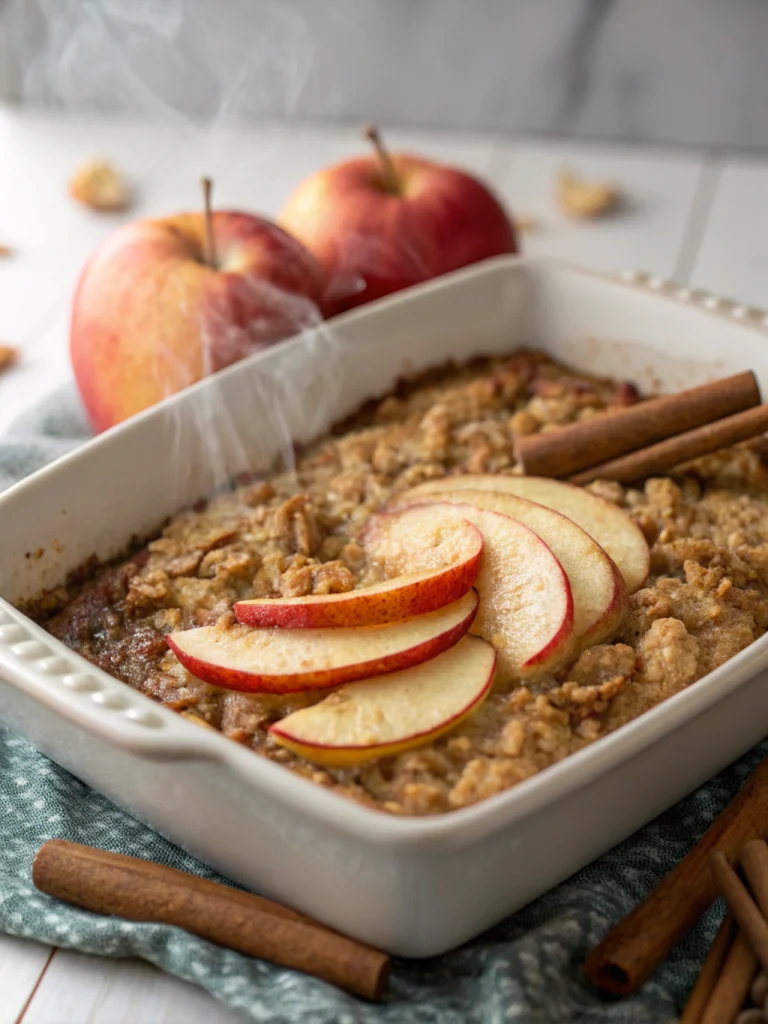 Apple Cinnamon Baked Oatmeal
