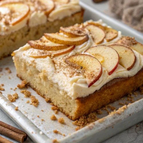 Apple Cinnamon Sheet Cake 1