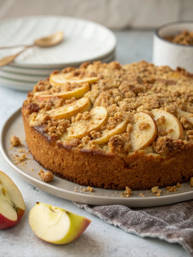 Apple Coffee Cake with Streusel Topping