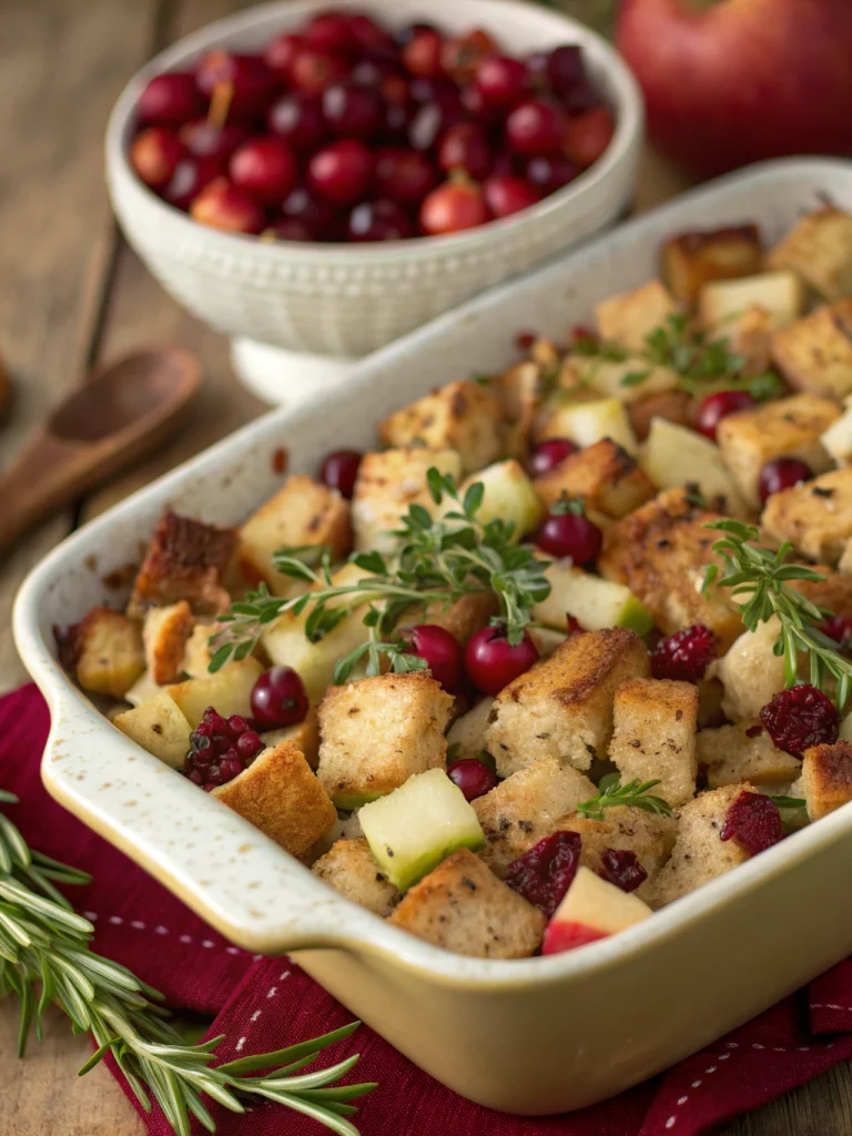 Apple Cranberry Stuffing