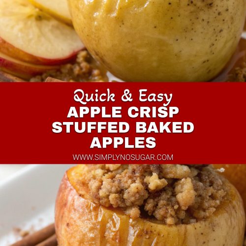 Apple Crisp Stuffed Baked Apples pinterest