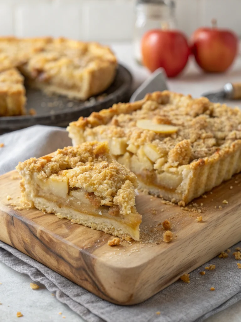 Apple Crumble Slab Pie