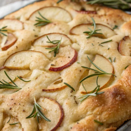 Apple Focaccia with Rosemary 1
