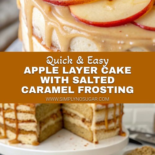Apple Layer Cake with Salted Caramel Frosting pinterest