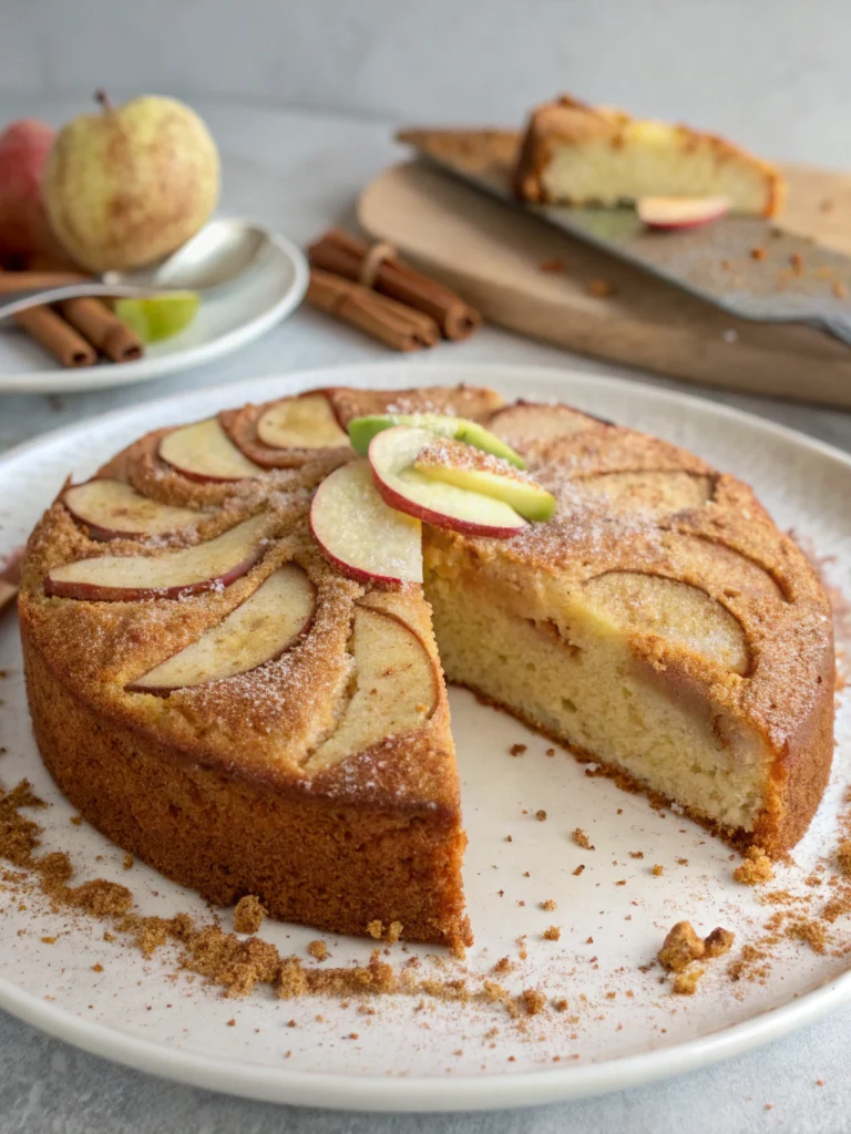 Apple Olive Oil Cake