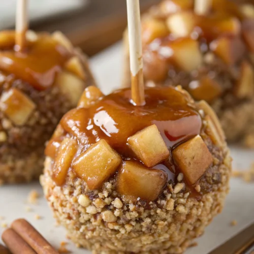 Apple Pie Caramel Apples 1