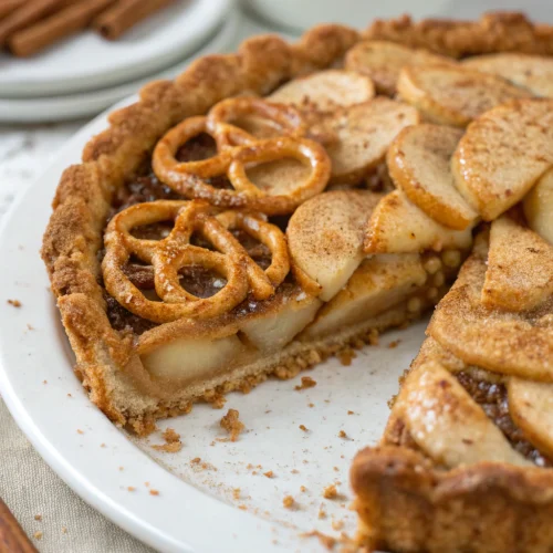 Apple Pie with Pretzel Crust 1