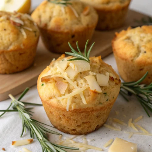 Apple Rosemary Muffins with Sharp Cheddar 1