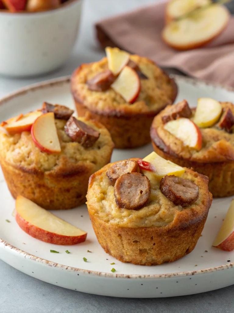 Apple Sausage Breakfast Muffins