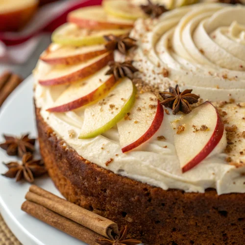 Apple Spice Cake with Cream Cheese Frosting 1