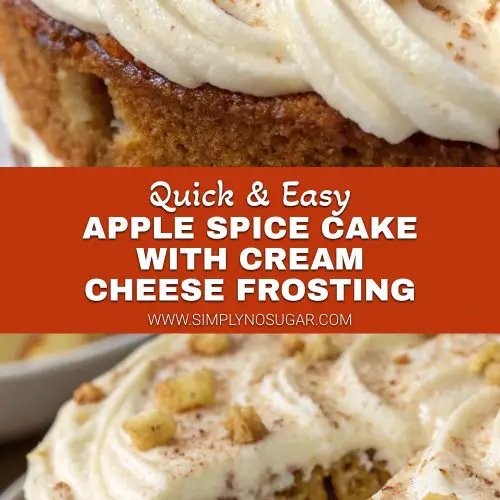 Apple Spice Cake with Cream Cheese Frosting pinterest
