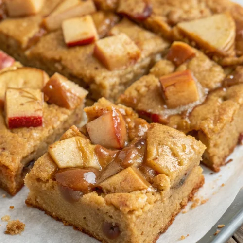 Apple Toffee Blondies 1