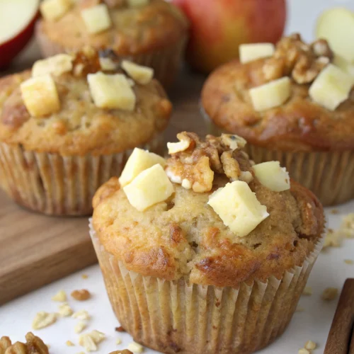 Apple and Gouda Muffins with Walnuts 1