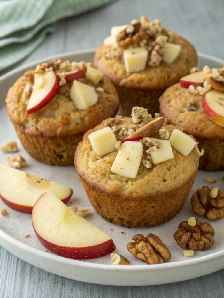 Apple and Gouda Muffins with Walnuts
