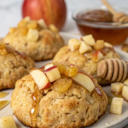 Apple and Honey Oat Scones 1