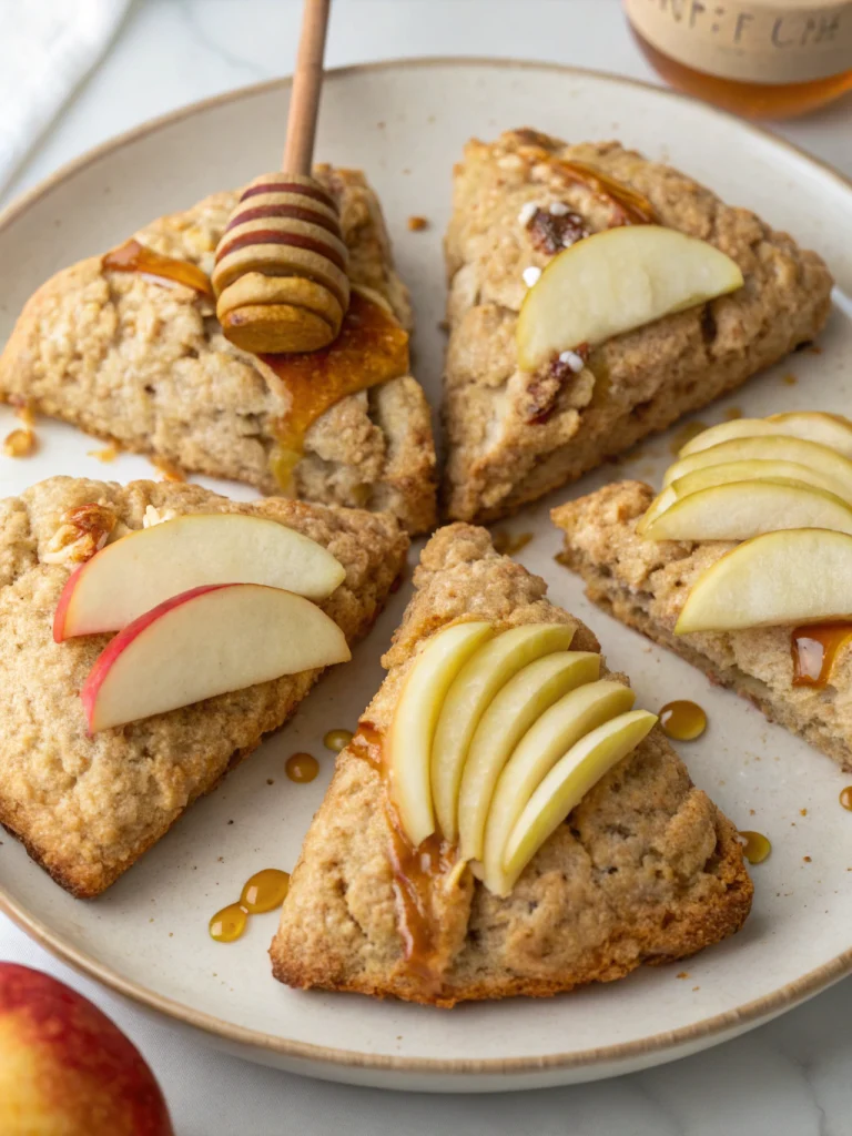 Apple and Honey Oat Scones
