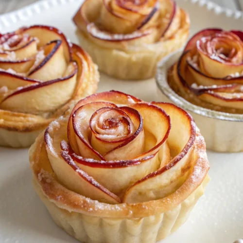 Baked Apple Roses with Puff Pastry 1