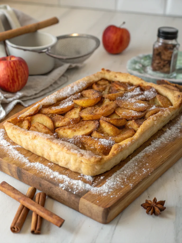Bourbon Apple Slab Pie