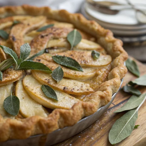 Brown Butter Sage Apple Pie 1