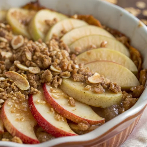 Candied Ginger Apple Crisp 1