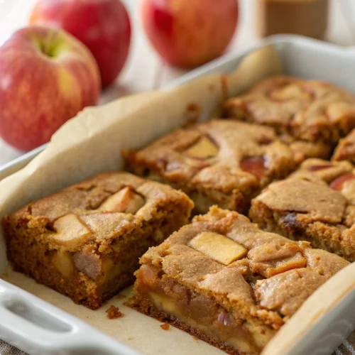 Caramel Apple Blondies 1