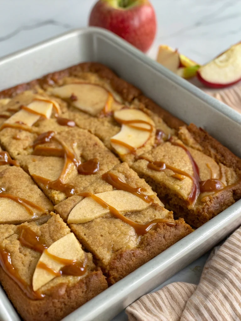 Caramel Apple Blondies