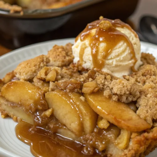 Caramel Apple Cobbler 1