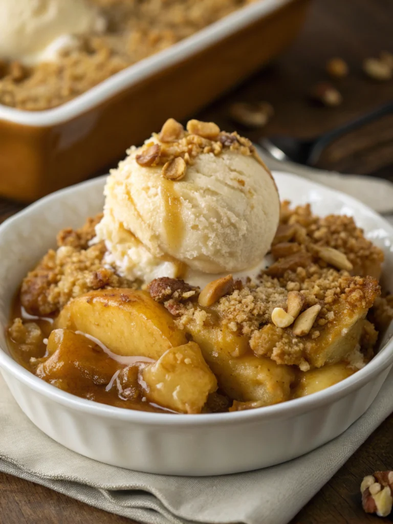 Caramel Apple Cobbler