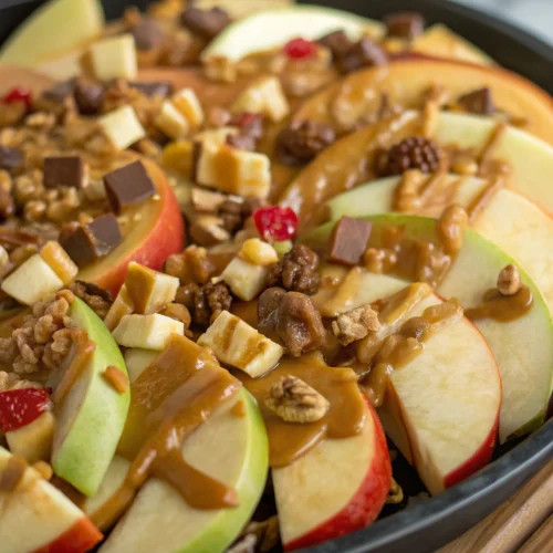 Caramel Apple Nachos Platter 1