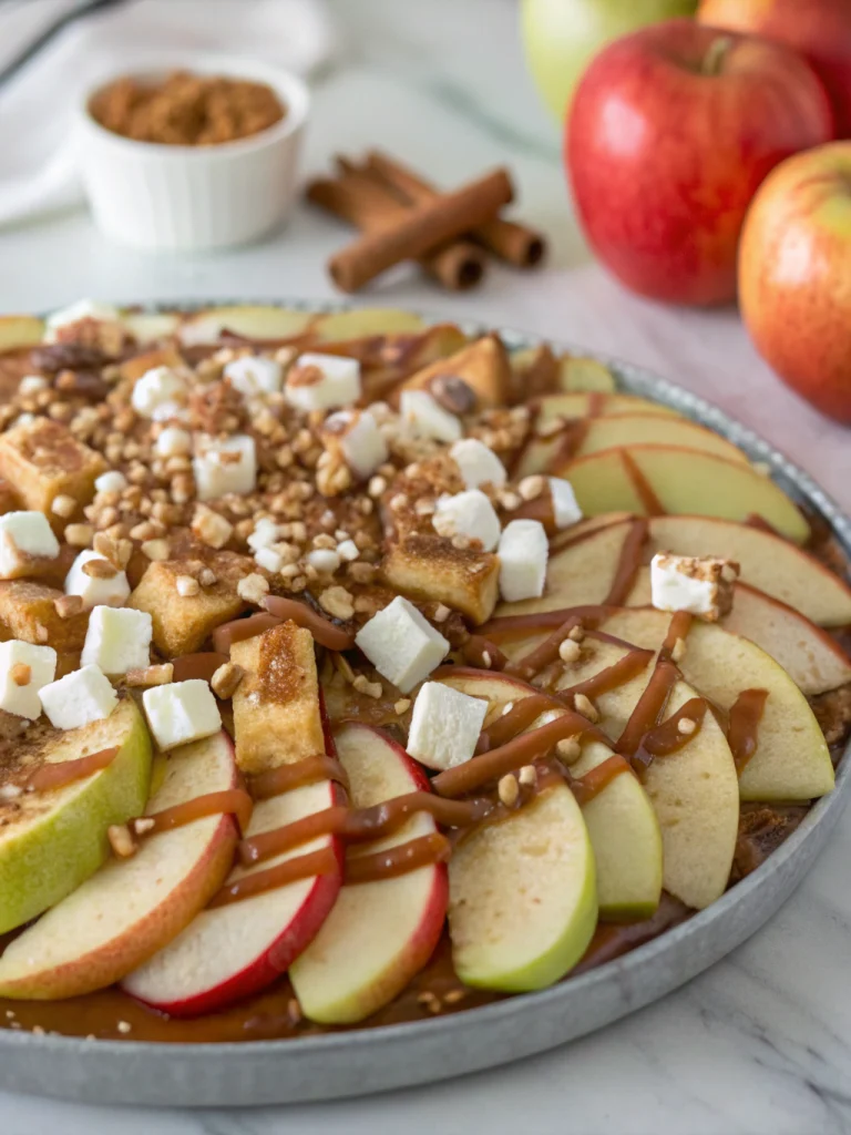 Caramel Apple Nachos Platter