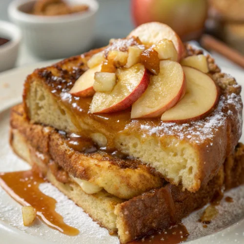 Caramel Apple Stuffed French Toast 1
