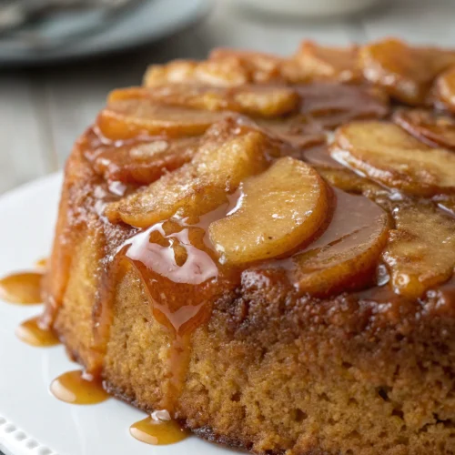 Caramel Apple Upside Down Cake 1
