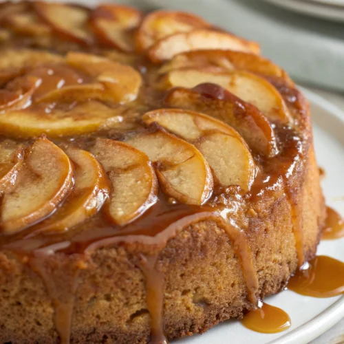 Caramel Apple Upside Down Cake 1