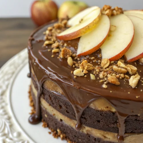 Chocolate Apple Cake 1