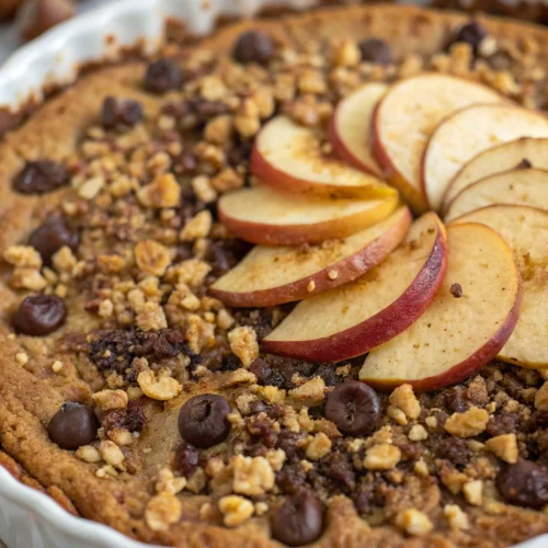 Chocolate Hazelnut Apple Crisp 1